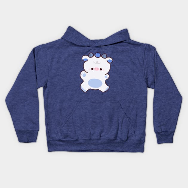 Cow Kids Hoodie by theladyernestember